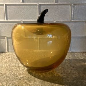 Stemmed Glass Golden Apple